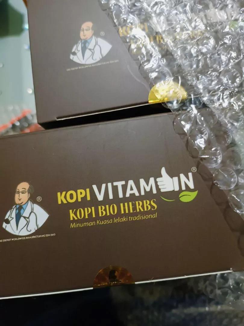 Coffee Vitamin Instant Coffee Bio Herbs For Men- 10 Sachets Each Box