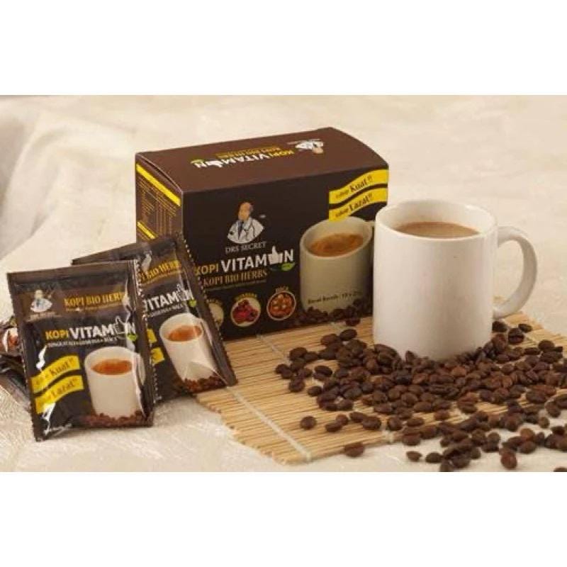 Coffee Vitamin Instant Coffee Bio Herbs For Men- 10 Sachets Each Box