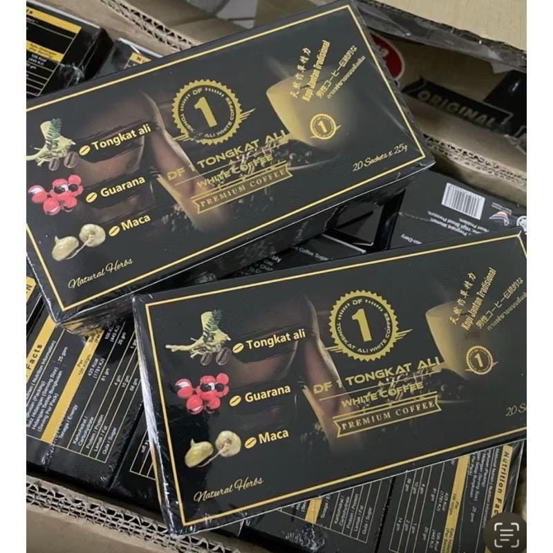 DF1 Tongkat Ali Instant Coffee – Premium Herbal Blend for Vitality & Performance For Men
