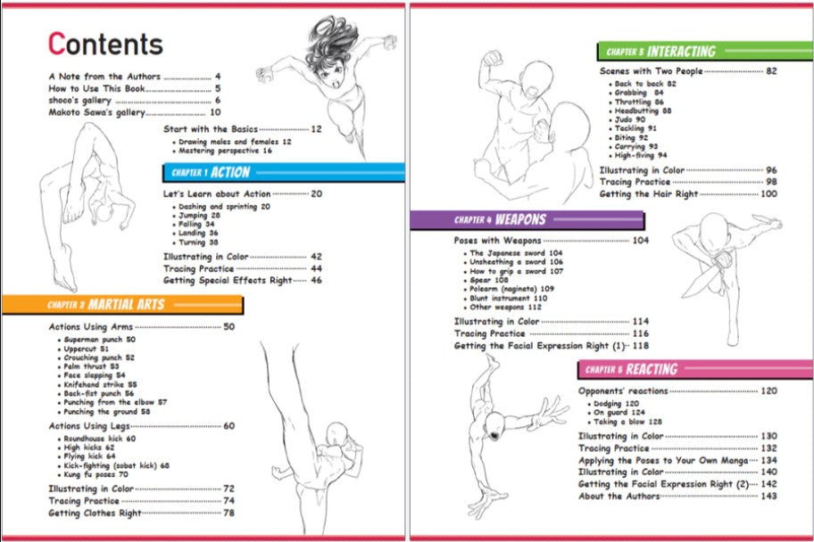 The Complete Guide to Drawing Action Manga – Learn Dynamic Poses & Anatomy - Digital Download