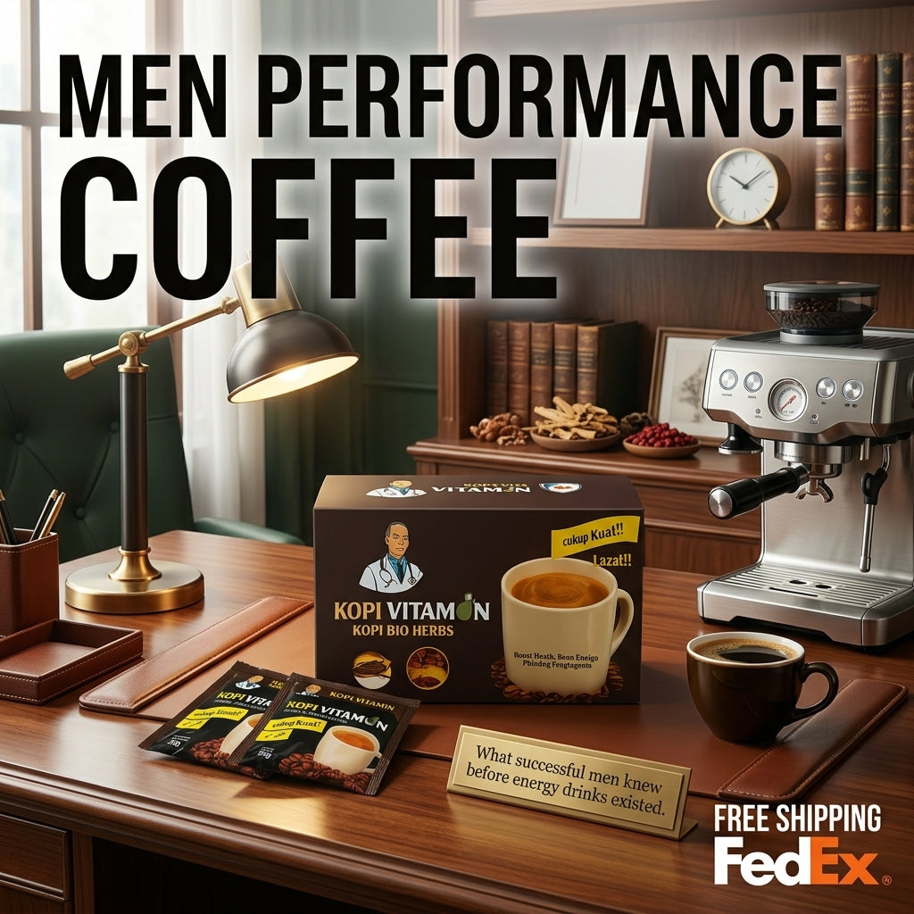 Natural Energy Coffee for Men – Feel Stronger in 30 Minutes
