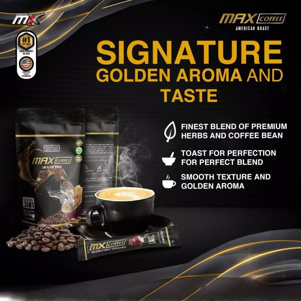 MX Coffee Energy X – Traditional Herbal Coffee for Men | Energy & Focus Booster