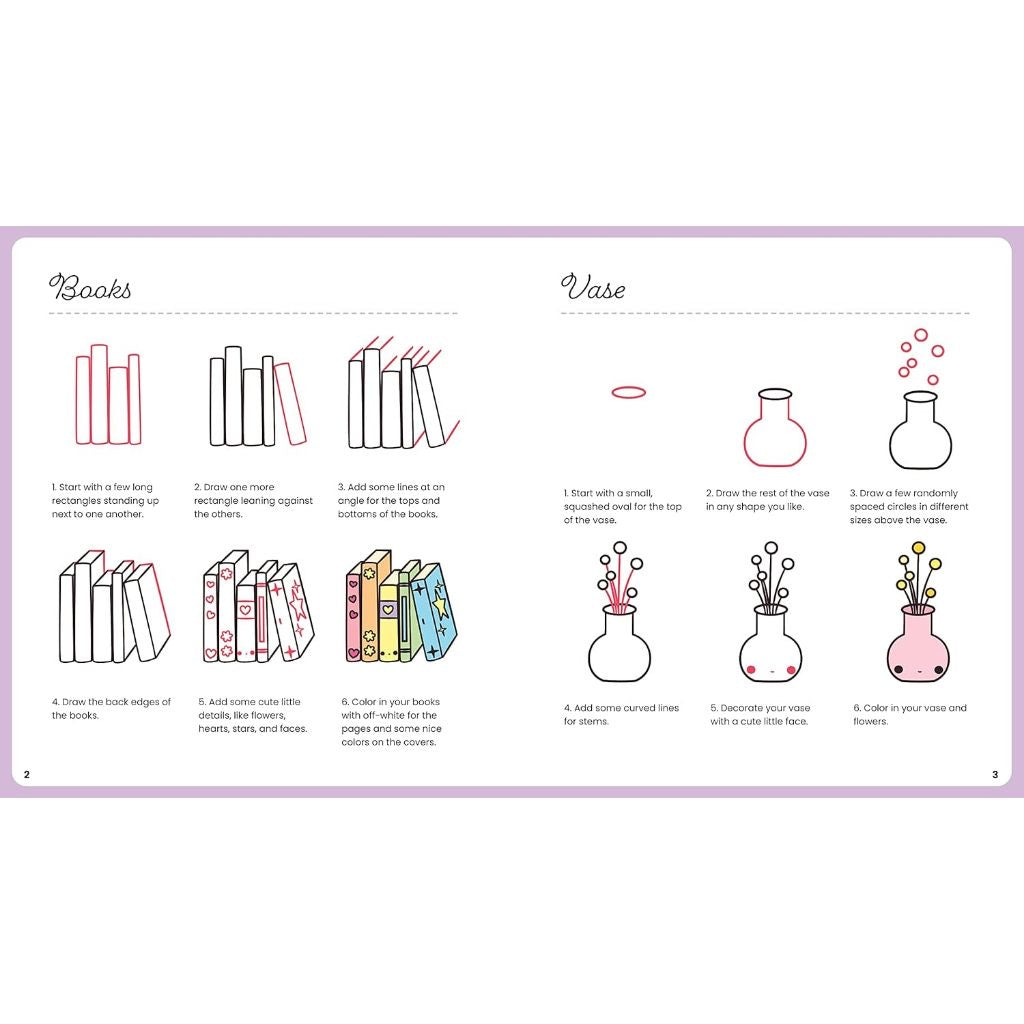 Super Cute Things to Draw: 100+ Easy Step-by-Step Ideas for Fun, Expressive Art