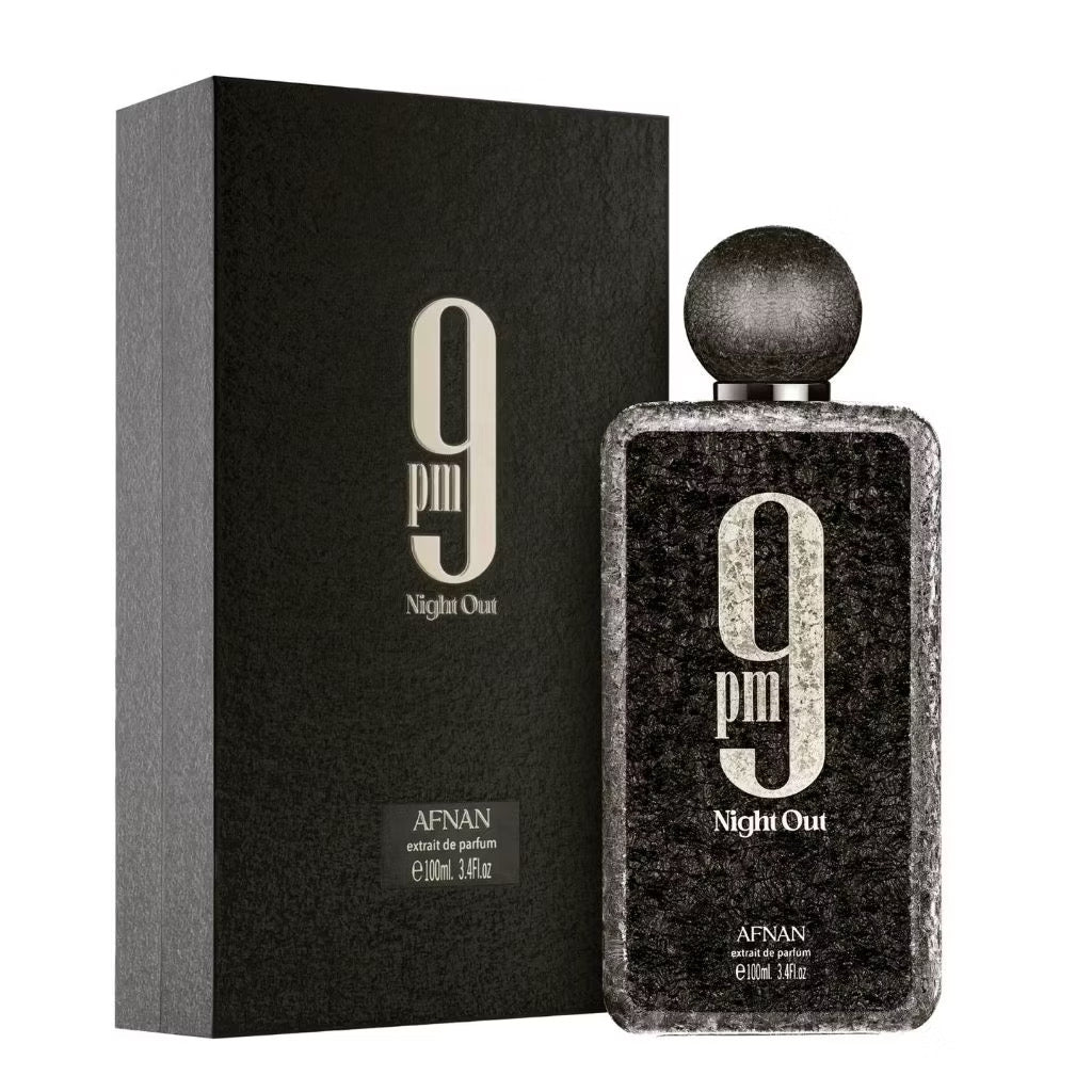 Afnan 9PM Night Out Extrait de Parfum 100ml – Long Lasting Unisex Luxury Fragrance - Free Shipping