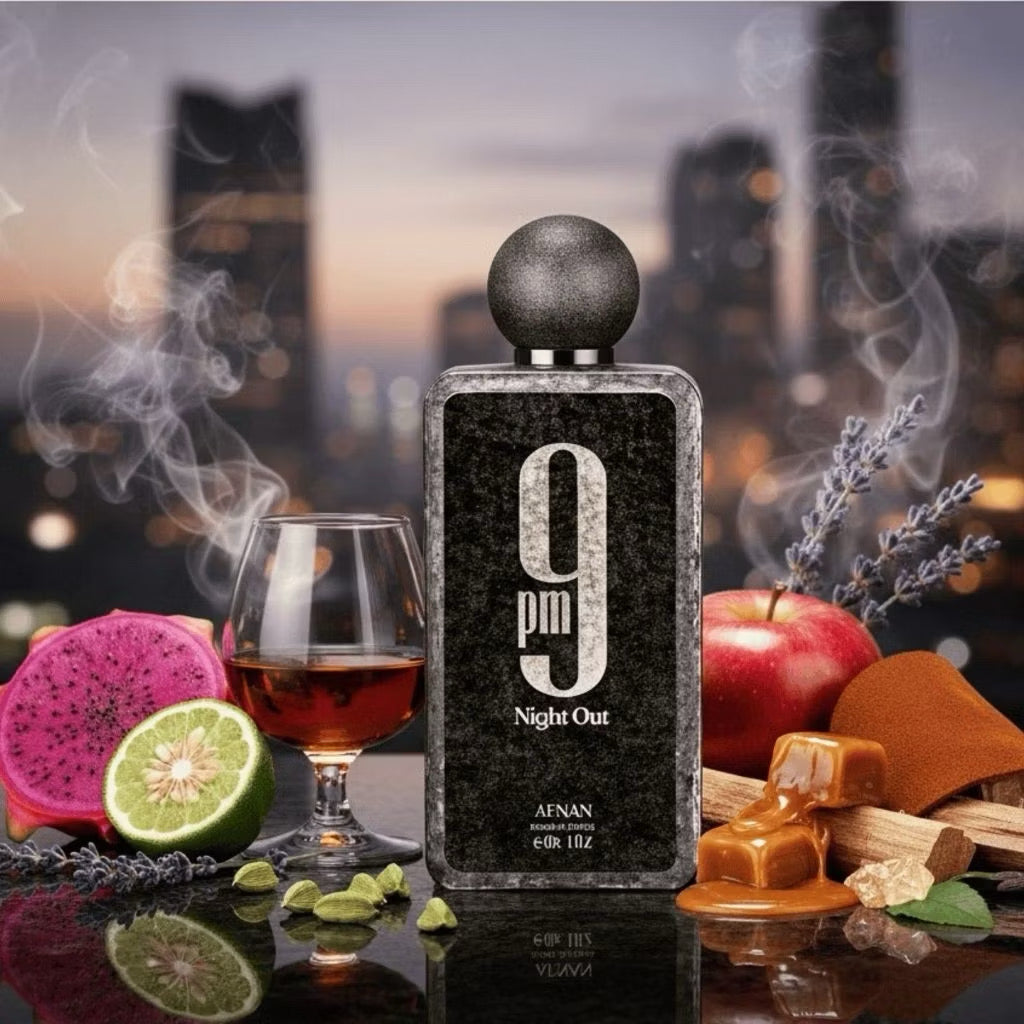 Afnan 9PM Night Out Extrait de Parfum 100ml – Long Lasting Unisex Luxury Fragrance - Free Shipping