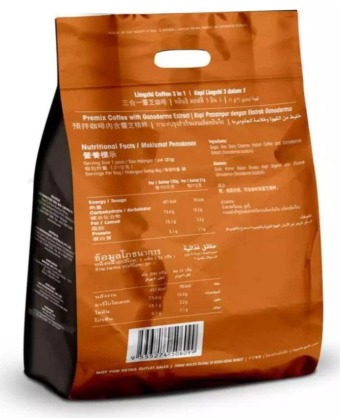 Share DXN Lingzhi Coffee 3in1 3 Packs | Halal - Ready Stock Fast Ship 24h DHL FedEx