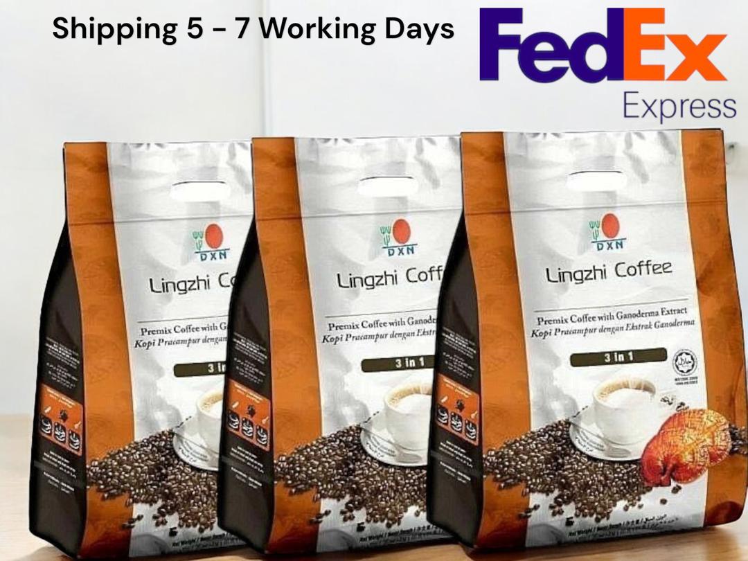 3 Packs Original Lingzhi Coffee 3-in-1 – Premium Health Boost with Ganoderma for Energy & Wellness