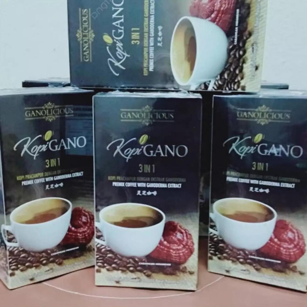 Gano Excel Café Original Coffee Bundle - 4-Box (60 Sachets) | Premium Ganoderma Coffee