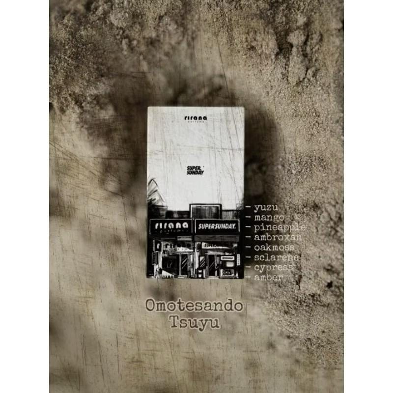 Omotesando Tsuyu Amber Perfume | Rirana x Supersunday | Unisex Fragrance | 50ml EDP | Niche Scent