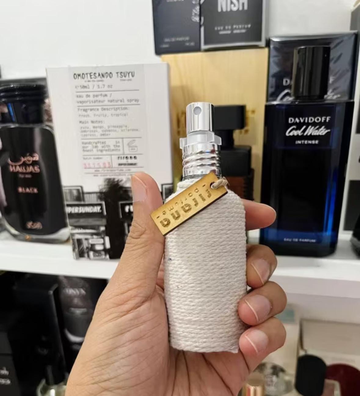 Omotesando Tsuyu Amber Perfume | Rirana x Supersunday | Unisex Fragrance | 50ml EDP | Niche Scent