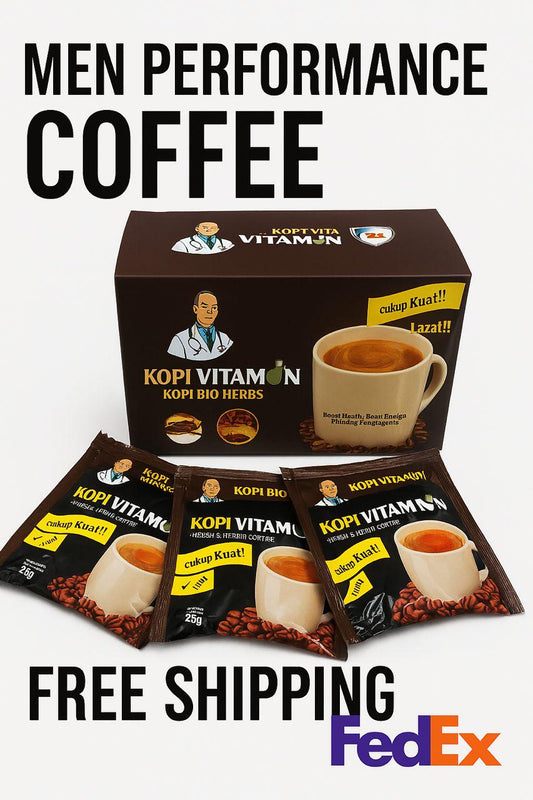 Coffee Vitamin Instant Coffee Bio Herbs For Men- 10 Sachets Each Box