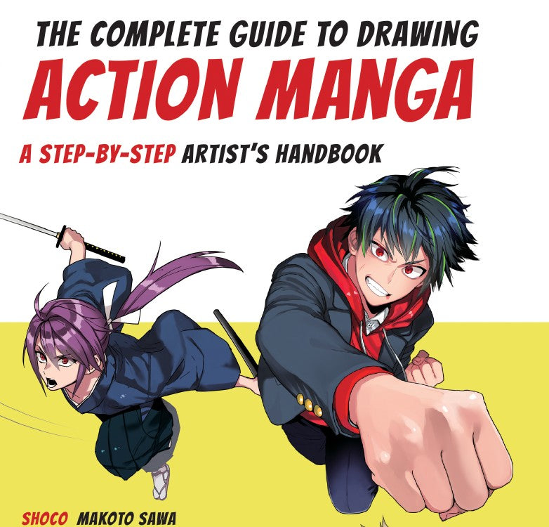 The Complete Guide to Drawing Action Manga – Learn Dynamic Poses & Anatomy - Digital Download